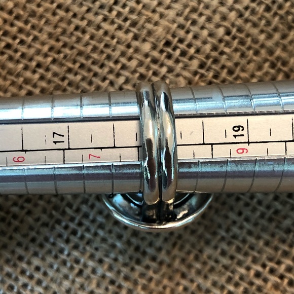 Silpada .925 Sterling Pearl Statement Ring Size 8 - Picture 5 of 6